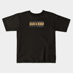 "Succeed" Graphic Tee Kids T-Shirt